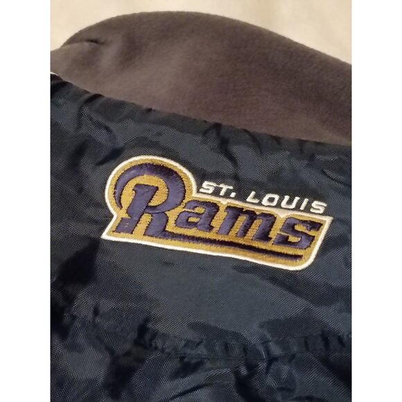 St. Louis Rams Reversible Jacket XL NFL 2000s NWT - Picture 7 of 8